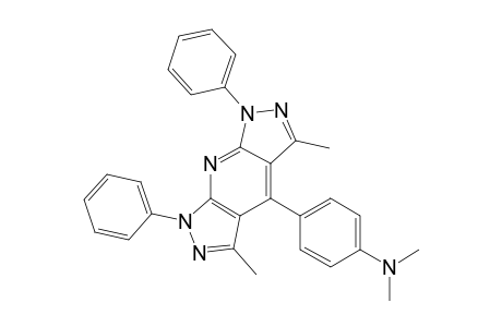 4-(N,N-DIMETHYLANILINO)-3,5-DIMETHYL-1,7-DIPHENYL-BISPYRAZOLO-[3,4-B;4',3'-E]-PYRIDINE