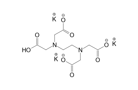 (ethylenedinitrilo)tetraacetic acid, tripotassium salt