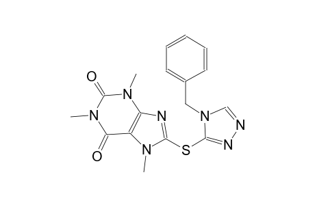 1H-purine-2,6-dione, 3,7-dihydro-1,3,7-trimethyl-8-[[4-(phenylmethyl)-4H-1,2,4-triazol-3-yl]thio]-