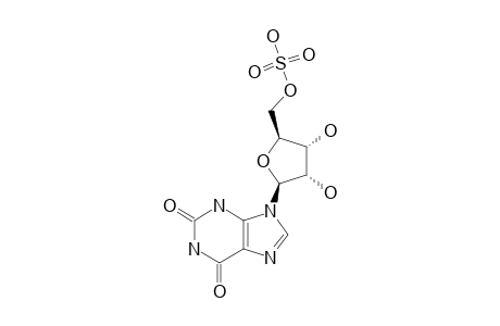 [(2R,3R,4S,5R)-5-(2,6-DIOXO-1,2,3,6-TETRAHYDROPURIN-9-YL)-3,4-DIHYDROXY-TETRAHYDROFURAN-2-YL]-METHYL-HYDROGEN-SULFATE