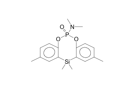 4,5:7,8-DI(4-METHYLBENZO)-6,6-DIMETHYL-2-DIMETHYLAMINO-2-OXO-1,3,2,6-DIOXAPHOSPHASILOCINE