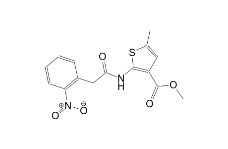 methyl 5-methyl-2-{[(2-nitrophenyl)acetyl]amino}-3-thiophenecarboxylate