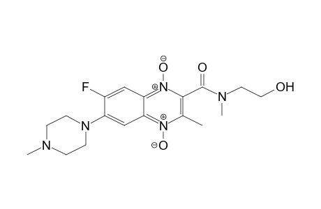 7-Fluoro-3-methyl-6-(4-methylpiperazin-1-yl)quinoxaline-2-carboxamide-1,4-dioxide, N-(2-hydroxyethyl)-N-methyl-