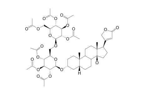 3-EPIDIGITOXIGENIN-3-ALPHA-O-[BETA-D-GLUCOPYRANOSYL-6'-BETA-D-GLUCOPYRANOSIDE]-HEPTAACETATE;3-EPIDIGITOXIGENIN-BETA-D-GENTIOBIOSIDE-H