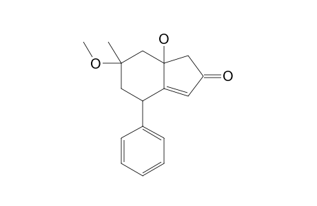 1-HYDROXY-3-METHOXY-3-METHYL-5-PHENYLBICYClO-[4.3.0]-NON-6-EN-8-ONE;(5R)-MAJOR-DIASTEREOISOMER