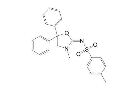 3-Methyl-4,5-dihydro-5,5-diphenyl-2-p-toluenesulfonylimino-1,3-dioxazole