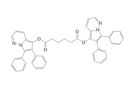 adipic acid bis(6,7-diphenylpyrrolo[1,2-b]pyridazin-5-yl) ester