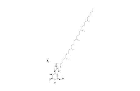 SODIUM-4,8,12,16,20-PENTAMETHYLPENTACOSYLPHOSPHORYL-BETA-D-MANNOPYRANOSIDE