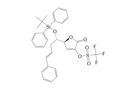 (5S,6S)-6-[1-(TERT.-BUTYLDIPHENYLSILYLOXY)-4-PHENYL-BUT-3-ENYL]-3-(TRIFLUOROMETHYLSULFONYL)-FURAN-2(5H)-ONE