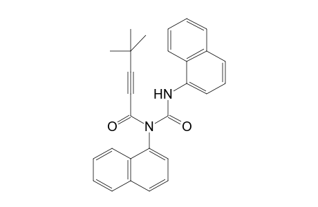 1-(4,4-dimethyl-2-pentynoyl)-1,3-di-1-naphthylurea