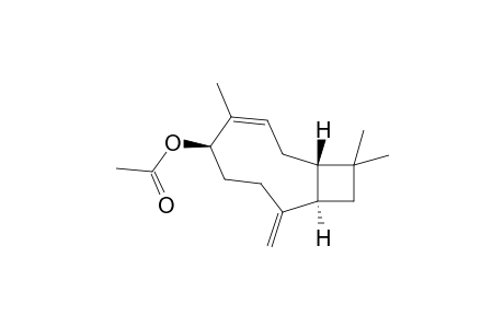 Caryophylla-3,8(13)-dien-5.alpha.-ol acetate, (3Z)-