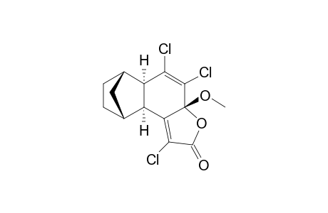 (3A-BETA,5A-ALPHA,6-BETA,9-BETA,9A-ALPHA)-1,4,5-TRICHLORO-2,3A,5A,6,7,8,9,9A-OCTAHYDRO-3A-METHOXY-6,9-METHANONAPHTO-[2,1-B]-FURAN-2-ONE