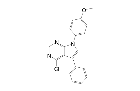 4-Chloro-7-(4-methoxyphenyl)-5-phenyl-7H-pyrrolo[2,3-d]pyrimidine