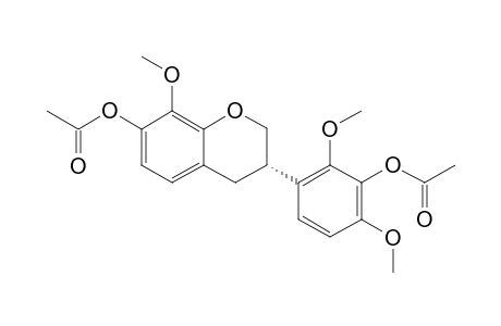 3',7-DIACETYL-2',4',8-TRIMETHOXYISOFLAVAN