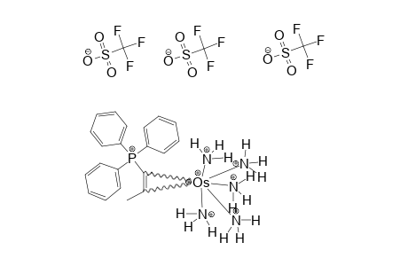 [OS(NH3)5(2-ETA-1-PROPENYLTRIPHENYLPHOSPHONIUM)](OTF)3