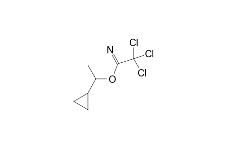 [2,2,2-trichloro-1-(1-cyclopropylethoxy)ethylidene]amine