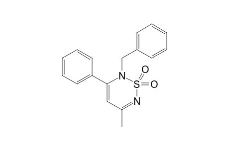 2-Benzyl-3-phenyl-5-methyl-1,2,6-thiadiazine-1,1-dioxide