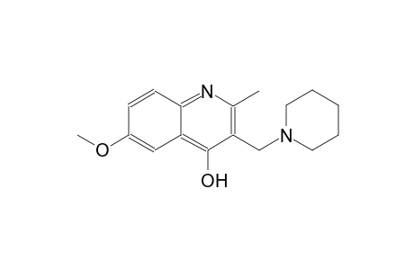 6-Methoxy-2-methyl-3-(1-piperidinylmethyl)-4-quinolinol