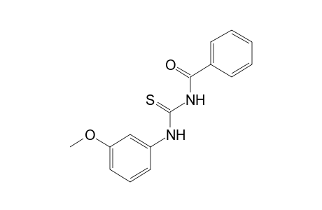 1-benzoyl-3-(m-methoxyphenyl)-2-thiourea