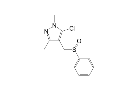 5-Chloro-1,3-dimethyl-4-(phenylsulfinylmethyl)-1H-pyrazole