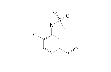 5'-acetyl-2'-chloromethanesulfonanilide