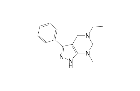 5-ethyl-7-methyl-3-phenyl-4,6-dihydro-2H-pyrazolo[3,4-d]pyrimidine