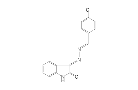 indole-2,3-dione, 3-(azine with p-chlorobenzaldehyde)