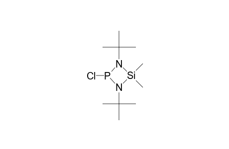 1,3-DI-TERT.-BUTYL-2-CHLORO-4,4-DIMETHYL-1,3-DIAZA-2-PHOSPHA-4-SILACYCLOBUTANE