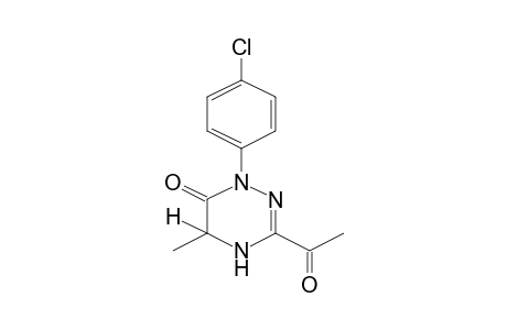 3-Acetyl-1-(4-chlorophenyl)-5-methyl-4,5-dihydro-1H-[1,2,4]triazin-6-one