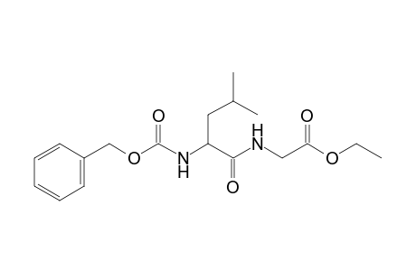 (N-carboxy-L-leucyl)glycine, N-benzyl ethyl ester