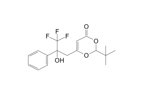 2-tert-Butyl-6-(3,3,3-trifluoro-2-hydroxy-2-phenylpropyl)-4H-1,3-dioxin-4-one