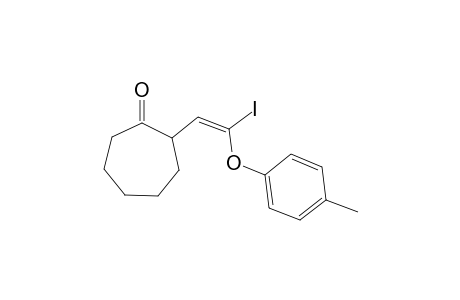 2-[1-Iodo-1-(p-methylphenyloxy)ethylene]cycloheptanone