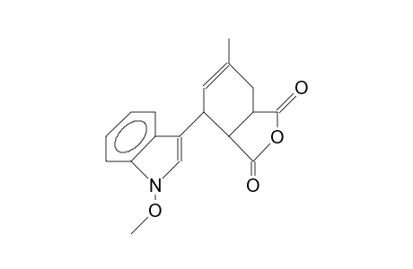 (1RS, 2Sr,3sr)-3-(1'-methoxy-indol-3'-yl)-5-methyl-cyclohex-4-ene-1,2-dicarboxylic anhydride