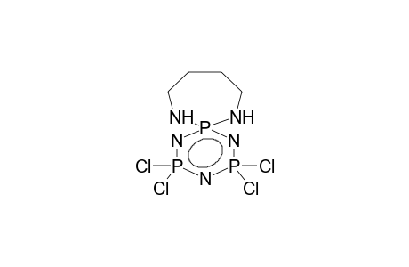 SPIRO[4,4,6,6-TETRACHLOROCYCLOTRIPHOSPHAZENE-2,2'-(1',3',2'-DIAZAPHOSPHEPANE)]