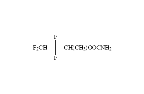 3,3,4,4-tetrafluoro-2-butanol, carbamate