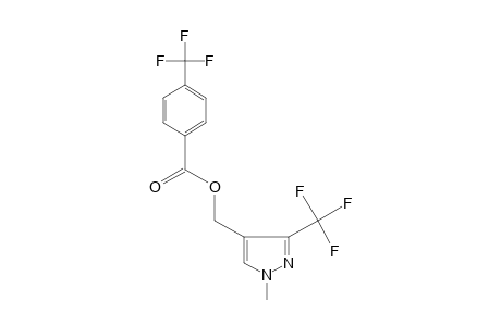 1-METHYL-3-(TRIFLUOROMETHYL)PYRAZOLE-4-METHANOL, alpha,alpha,alpha-TRIFLUORO-p-TOLUATE (ESTER)