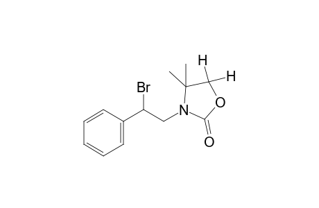 3-(beta-bromophenethyl)-4,4-dimethyl-2-oxazolidinone