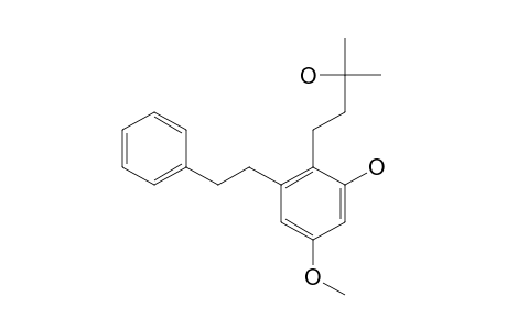 3-HYDROXY-5-METHOXY-2-(3-HYDROXY-3-METHYLBUTYL)-BIBENZYL