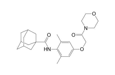 N-[2,6-dimethyl-4-(2-morpholin-4-yl-2-oxidanylidene-ethoxy)phenyl]adamantane-1-carboxamide