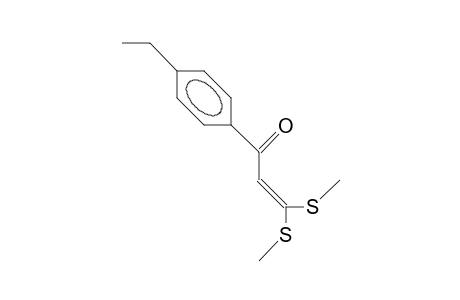 1-(4-Ethyl-phenyl)-3,3-bis(methylthio)-prop-2-en-1-one