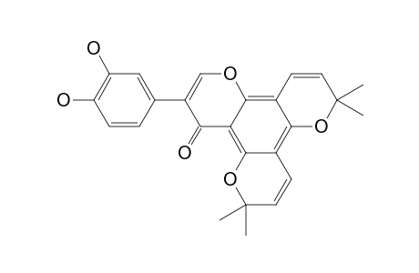 3',4'-DIHYDROXY-6'',6'',6''',6'''-TETRAMETHYLBIS-(PYRANO-[2'',3'':5,6:2''',3''':7,8]-ISOFLAVONE