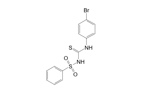 1-(p-bromophenyl)-3-(phenylsulfonyl)-2-thiourea