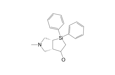 (1R*,4S*,5R*)-7-AZA-2,2-DIPHENYL-4-HYDROXY-7-METHYL-2-SILABICYCLO-[3.3.0]-OCTANE