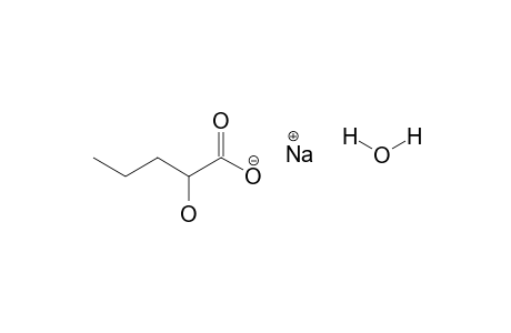 (+/-)-2-hydroxyvaleric acid, sodium salt hydrate