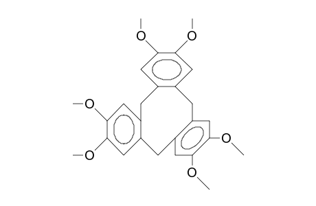 10,15-Dihydro-2,3,7,8,12,13-hexamethoxy-5H-tribenzo-[a,d,g]-cyclononene