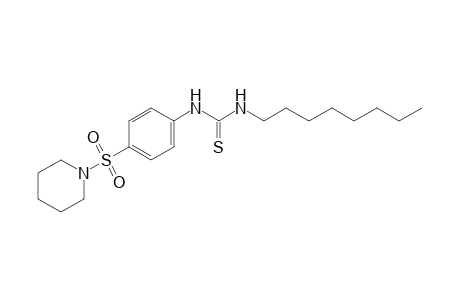 1-octyl-3-[p-(piperidinosulfonyl)phenyl]-2-thiourea