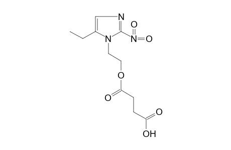 succinic acid, mono[2-(5-ethyl-2-nitroimidazole-1-yl)ethyl]ester