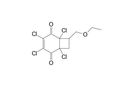 7-Ethoxymethyl-1,3,4,6-tetrachlorobicyclo[4.2.0]octane-2,5-dione