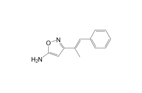 5-Amino-3-( 2'-phenyl-1'-methylethenyl)-1,2-oxazole