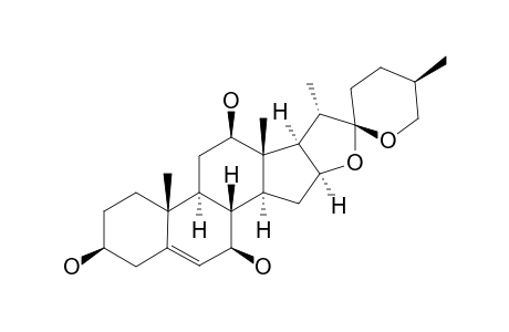 (25R)-SPIROST-5-ENE-3-BETA,7-BETA,12-BETA-TRIOL